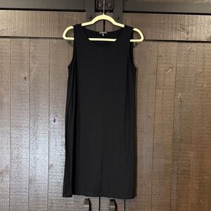 Eileen Fisher Petite Navy Tank Dress